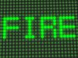 word on the electronic display