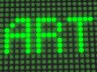 word on the electronic display