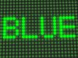 word on the electronic display
