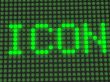 word on the electronic display