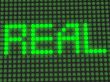 word on the electronic display