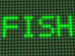word on the electronic display