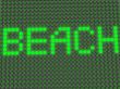 word on the electronic display