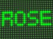 word on the electronic display