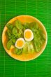 Egg and lettuce