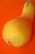 Pear on orange