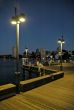wharf in night