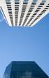 Reflective skyscraper