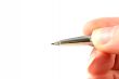 Hand holding a pencil