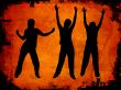 Dancing silhouettes