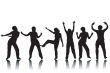 Dancing silhouettes