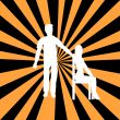 Silhouette couple