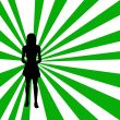 Silhouette of a woman