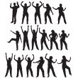 Dancing silhouettes