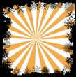 Winter snowflake border