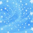 Blue twist with stars
