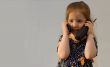 Girl with two phones