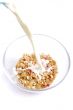 Breakfast grain with milk