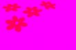 Red flowers Retro