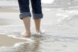 Barefoot in the water