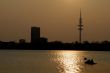 Sunset in the city