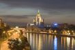 Night Moscow river