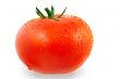 Tomato with drops of water with Clipping Path