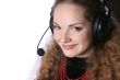 pretty with headphones