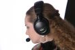 pretty with headphones