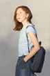 Schoolgirl with backpack