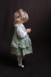 cute little angel in green dress