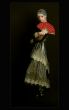Decadanse with a red fan