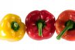 Paprika on white background