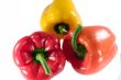Paprika on white background