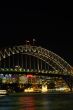 Sydney Harbour Bridge and Luna Park at Night
