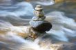 little watercourses with many stones