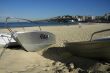boats on a beach