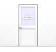 Closed door