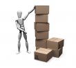 Man with boxes