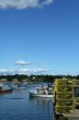 Lobster traps on wharfs