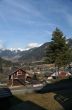 Alpine village and valley