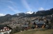 Alpine village and valley