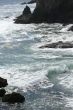 Incoming surf on rocky beach