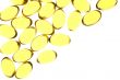 Yellow gel capsules