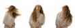 tree long hair - young girl