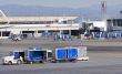 Cargo carts in airport