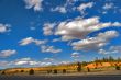 The huge sky.