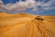 In the autumn in desert