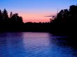 Sunset over water