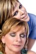 Mother and Daughter enjoy